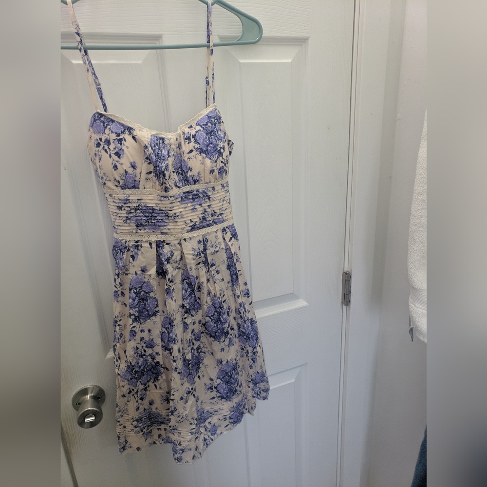 Blue Floral Dress